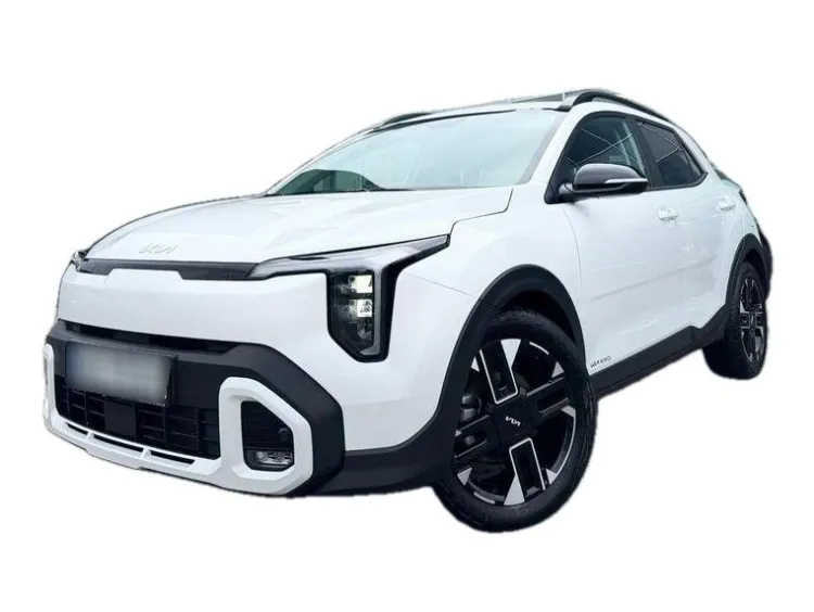 BIAŁY SUV KIA STONIC z 2025 r., HYBRYDA/BENZYNA, skrzynia biegów AUTOMATYCZNA 85KM, zdjęcie główne