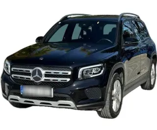 CZARNY SUV MERCEDES CLASE GLB z 2022 r., BENZYNA, skrzynia biegów AUTOMATYCZNA 163KM, zdjęcie główne