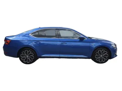 NIEBIESKI SEDAN SKODA SUPERB LIM. z 2023 r., BENZYNA, skrzynia biegów AUTOMATYCZNA 190KM, zdjęcie 14 z 20
