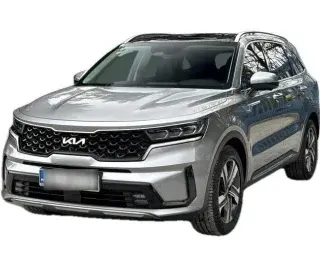 SZARY SUV KIA SORENTO z 2023 r., HYBRYDA/BENZYNA, skrzynia biegów AUTOMATYCZNA 230KM, zdjęcie główne