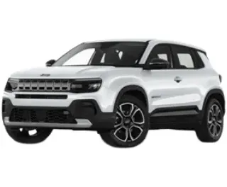 BIAŁY CROSSOVER JEEP AVENGER z 2026 r., BENZYNA, skrzynia biegów AUTOMATYCZNA 100KM, zdjęcie główne