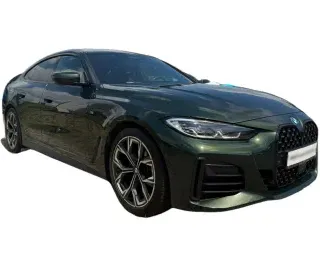 ZIELONY COUPE/KABRIOLET BMW 420 GRAN COUPE z 2023 r., DIESEL, skrzynia biegów AUTOMATYCZNA 190KM, zdjęcie główne