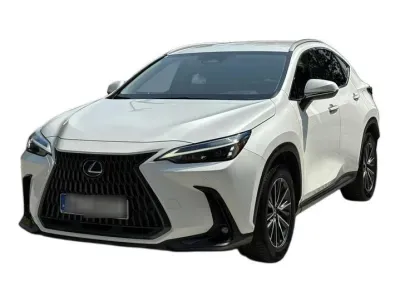 BIAŁY SUV LEXUS NX z 2022 r., HYBRYDA/BENZYNA, skrzynia biegów AUTOMATYCZNA 242KM, zdjęcie główne