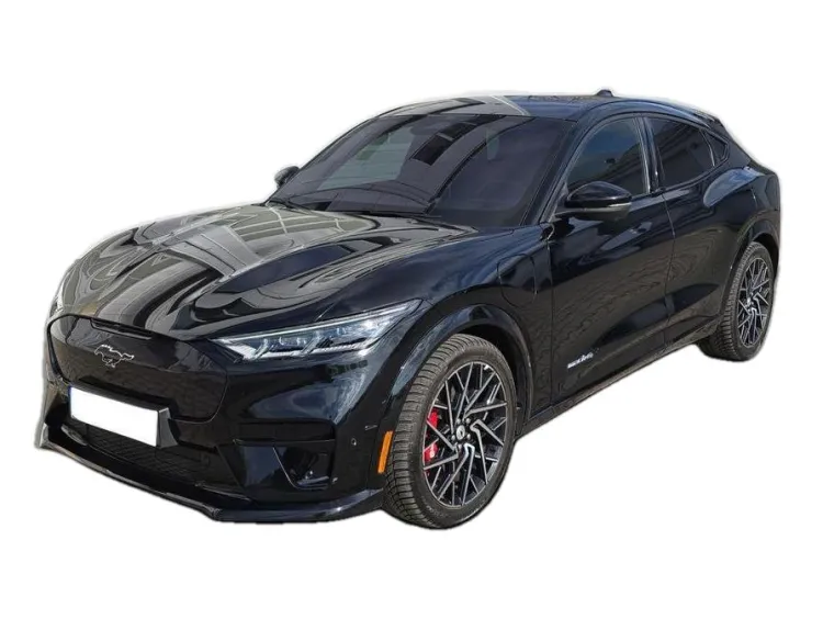 CZARNY SUV FORD MUSTANG MACH-E z 2022 r., ELEKTRYCZNY, skrzynia biegów AUTOMATYCZNA 358KM, zdjęcie główne