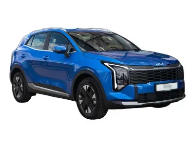 NIEBIESKI SUV KIA SPORTAGE z 2026 r., HYBRYDA/BENZYNA, skrzynia biegów AUTOMATYCZNA 239KM, zdjęcie 2 z 18
