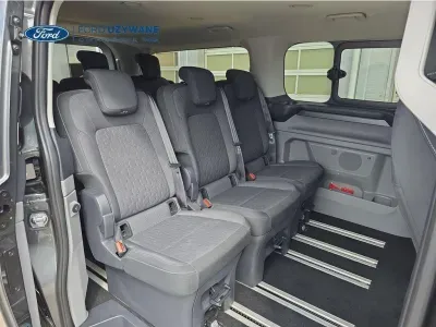 SREBRNY VAN FORD TOURNEO CUSTOM z 2025 r., HYBRYDA/BENZYNA, skrzynia biegów AUTOMATYCZNA 171KM, zdjęcie 22 z 24