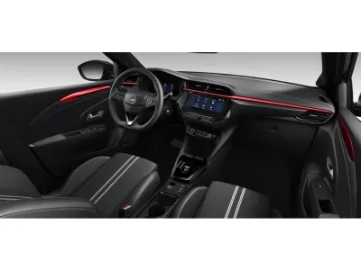 CZERWONY INNE OPEL CORSA HYBRID z 2026 r., HYBRYDA/BENZYNA, skrzynia biegów AUTOMATYCZNA 110KM, zdjęcie 4 z 6