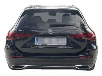 CZARNY KOMBI MERCEDES C-KLASSE-KOMBI z 2022 r., BENZYNA, skrzynia biegów AUTOMATYCZNA 190KM, zdjęcie 9 z 17