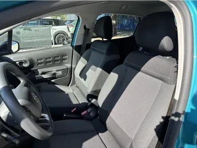 NIEBIESKI HATCHBACK CITROEN C3 z 2023 r., BENZYNA, skrzynia biegów AUTOMATYCZNA 110KM, zdjęcie 4 z 19