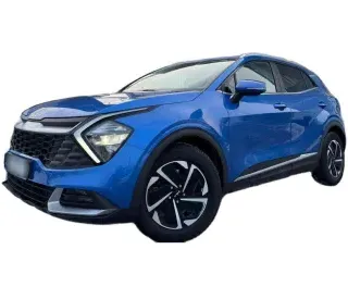NIEBIESKI SUV KIA SPORTAGE z 2023 r., BENZYNA, skrzynia biegów AUTOMATYCZNA 110KM, zdjęcie główne