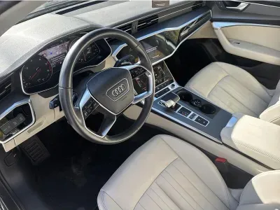 SZARY SEDAN AUDI A6 z 2022 r., DIESEL, skrzynia biegów AUTOMATYCZNA 163KM, zdjęcie 18 z 19