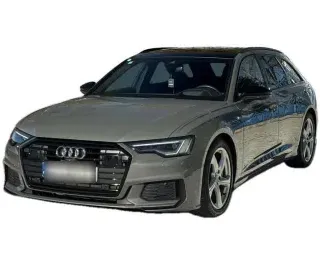 SZARY KOMBI AUDI A6 z 2022 r., HYBRYDA/BENZYNA, skrzynia biegów AUTOMATYCZNA 367KM, zdjęcie główne