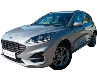 SZARY KOMBI FORD KUGA z 2023 r., BENZYNA, skrzynia biegów AUTOMATYCZNA 120KM, zdjęcie główne