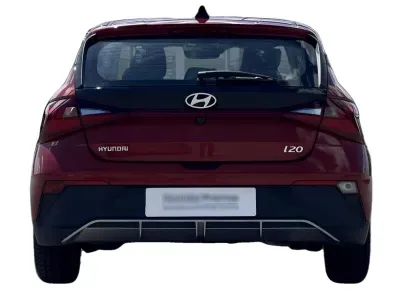 CZERWONY HATCHBACK HYUNDAI I20 z 2024 r., BENZYNA, skrzynia biegów MANUALNA 84KM, zdjęcie 3 z 8