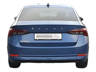 NIEBIESKI SEDAN SKODA OCTAVIA LIM. z 2021 r., BENZYNA, skrzynia biegów MANUALNA 150KM, zdjęcie 9 z 14
