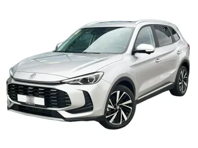 SREBRNY SUV MG ZS z 2026 r., HYBRYDA/BENZYNA, skrzynia biegów AUTOMATYCZNA 197KM, zdjęcie 14 z 15