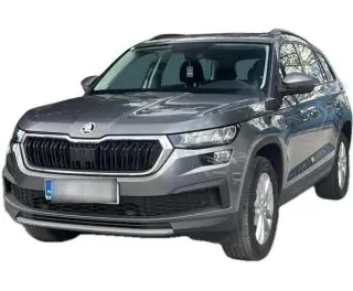 SZARY SUV SKODA KODIAQ z 2022 r., BENZYNA, skrzynia biegów AUTOMATYCZNA 150KM, zdjęcie główne