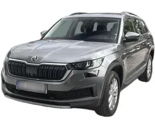SZARY SUV SKODA KODIAQ z 2022 r., BENZYNA, skrzynia biegów AUTOMATYCZNA 150KM, zdjęcie główne