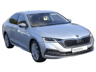 SREBRNY SEDAN SKODA OCTAVIA LIM. z 2023 r., BENZYNA, skrzynia biegów AUTOMATYCZNA 190KM, zdjęcie 2 z 15