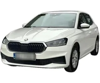 BIAŁY HATCHBACK SKODA FABIA z 2023 r., BENZYNA, skrzynia biegów MANUALNA 110KM, zdjęcie główne