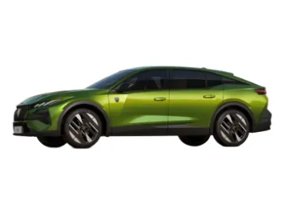 ZIELONY CROSSOVER PEUGEOT 408 GT z 2026 r., HYBRYDA/BENZYNA, skrzynia biegów AUTOMATYCZNA 145KM, zdjęcie 4 z 4