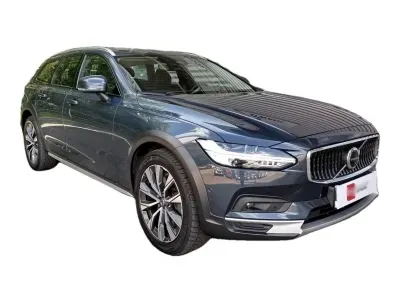 NIEBIESKI KOMBI VOLVO V90 CROSS COUNTRY z 2023 r., HYBRYDA/DIESEL, skrzynia biegów AUTOMATYCZNA 300KM, zdjęcie 4 z 19