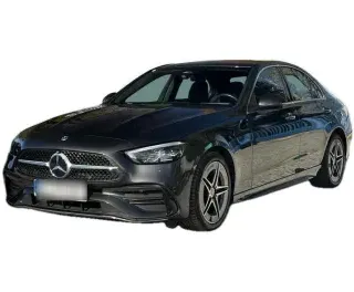 SZARY SEDAN MERCEDES C -KLASSE LIM z 2024 r., BENZYNA, skrzynia biegów AUTOMATYCZNA 193KM, zdjęcie główne