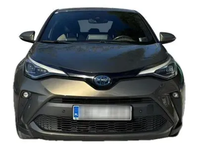 ZIELONY SUV TOYOTA C-HR z 2022 r., HYBRYDA/BENZYNA, skrzynia biegów AUTOMATYCZNA 122KM, zdjęcie 16 z 19