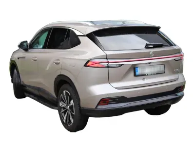 SREBRNY SUV MG HS z 2025 r., HYBRYDA/BENZYNA, skrzynia biegów AUTOMATYCZNA 272KM, zdjęcie 3 z 8