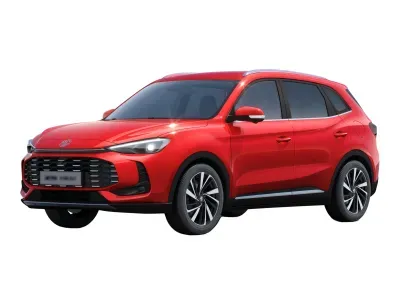 CZERWONY SUV MG ZS z 2026 r., HYBRYDA/BENZYNA, skrzynia biegów AUTOMATYCZNA 197KM, zdjęcie główne