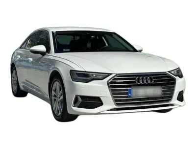 BIAŁY SEDAN AUDI A6 z 2022 r., DIESEL, skrzynia biegów AUTOMATYCZNA 204KM, zdjęcie 6 z 19