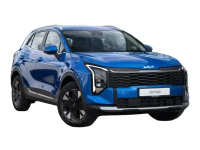 NIEBIESKI SUV KIA SPORTAGE z 2026 r., HYBRYDA/BENZYNA, skrzynia biegów AUTOMATYCZNA 239KM, zdjęcie główne