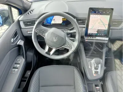 NIEBIESKI SUV RENAULT SYMBIOZ z 2024 r., HYBRYDA/BENZYNA, skrzynia biegów AUTOMATYCZNA 145KM, zdjęcie 6 z 8