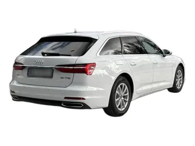 BIAŁY KOMBI AUDI A6 z 2023 r., BENZYNA, skrzynia biegów AUTOMATYCZNA 265KM, zdjęcie 5 z 18
