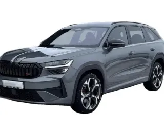 SZARY KOMBI SKODA KODIAQ z 2025 r., BENZYNA, skrzynia biegów AUTOMATYCZNA 265KM, zdjęcie główne
