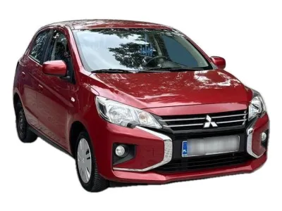 CZERWONY HATCHBACK MITSUBISHI SPACE STAR z 2022 r., BENZYNA, skrzynia biegów AUTOMATYCZNA 71KM, zdjęcie 8 z 19