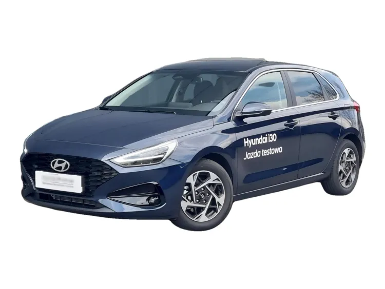 NIEBIESKI HATCHBACK HYUNDAI I30 z 2026 r., BENZYNA, skrzynia biegów AUTOMATYCZNA 150KM, zdjęcie główne