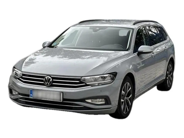 SZARY KOMBI VOLKSWAGEN PASSAT z 2023 r., BENZYNA, skrzynia biegów AUTOMATYCZNA 150KM, zdjęcie główne