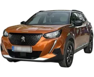 POMARAŃCZOWY SUV PEUGEOT 2008 z 2023 r., BENZYNA, skrzynia biegów AUTOMATYCZNA 131KM, zdjęcie główne