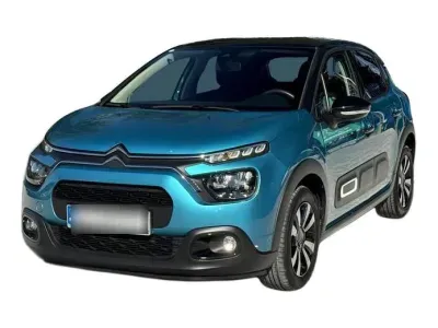 NIEBIESKI HATCHBACK CITROEN C3 z 2023 r., BENZYNA, skrzynia biegów AUTOMATYCZNA 110KM, zdjęcie główne