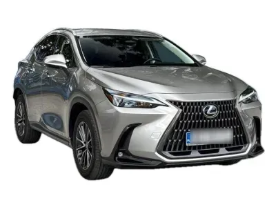 SZARY SUV LEXUS NX z 2021 r., HYBRYDA/BENZYNA, skrzynia biegów AUTOMATYCZNA 242KM, zdjęcie 5 z 19