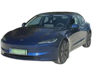 NIEBIESKI SEDAN TESLA MODEL 3 z 2023 r., ELEKTRYCZNY, skrzynia biegów AUTOMATYCZNA 283KM, zdjęcie główne