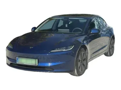 NIEBIESKI SEDAN TESLA MODEL 3 z 2023 r., ELEKTRYCZNY, skrzynia biegów AUTOMATYCZNA 283KM, zdjęcie główne