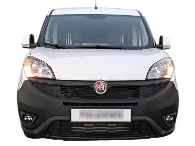 BIAŁY VAN FIAT DOBLÒ z 2021 r., DIESEL, skrzynia biegów MANUALNA 90KM, zdjęcie 8 z 9