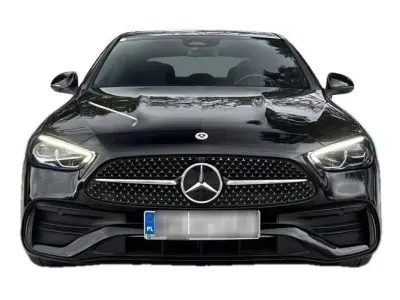 CZARNY SEDAN MERCEDES C -KLASSE LIM z 2022 r., DIESEL, skrzynia biegów AUTOMATYCZNA 184KM, zdjęcie 13 z 19