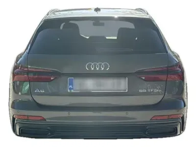 SZARY KOMBI AUDI A6 z 2022 r., HYBRYDA/BENZYNA, skrzynia biegów AUTOMATYCZNA 367KM, zdjęcie 3 z 19