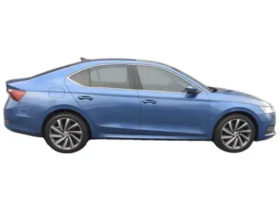 NIEBIESKI SEDAN SKODA OCTAVIA LIM. z 2021 r., BENZYNA, skrzynia biegów MANUALNA 150KM, zdjęcie 6 z 14
