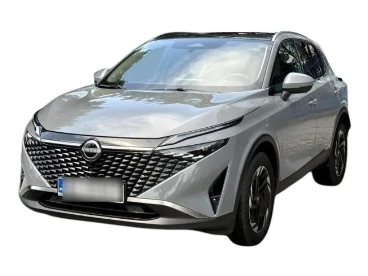 SZARY SUV NISSAN QASHQAI z 2024 r., BENZYNA, skrzynia biegów AUTOMATYCZNA 158KM, zdjęcie główne