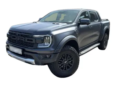 SZARY DOSTAWCZY FORD RANGER RAPTOR z 2025 r., BENZYNA, skrzynia biegów AUTOMATYCZNA 209KM, zdjęcie główne