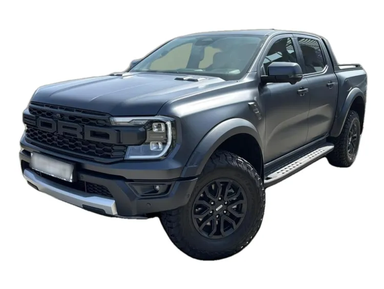 SZARY DOSTAWCZY FORD RANGER RAPTOR z 2025 r., BENZYNA, skrzynia biegów AUTOMATYCZNA 209KM, zdjęcie główne